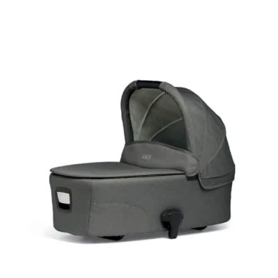 Image of Mamas &amp; Papas Flip XT3 Carrycot, Compatible with Pushchair, from Birth to 9kg, Harbour Grey.