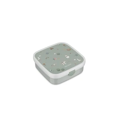 Image of Mepal Lunch Box Large Campus, for Children, Includes 2 Removable Leakproof Boxes and Fork, are Microwave Safe, 2X 200 1250 ml, Little Farm