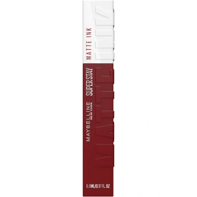 Image of Maybelline Superstay Matte Ink Longlasting Liquid, Red Lipstick, Up to 12 Hour Wear, Non Drying, 50 Voyager