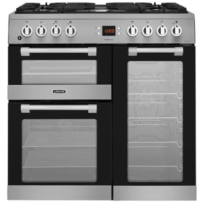 Image of Leisure Cookmaster CK90F530X 90cm Dual Fuel Range Cooker Stainless Steel A/A/A Rated