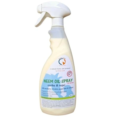 Image of Horseleads Fly &amp; midge Repellent, 800ml Neem Oil Spray with Lemon Eucalyptus