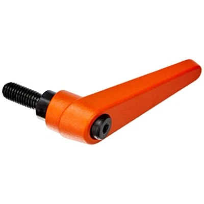Image of HALDER 24400.0341 Adjustable Clamping levers, Orange, d1=18 mm / d2=M8 l1=20