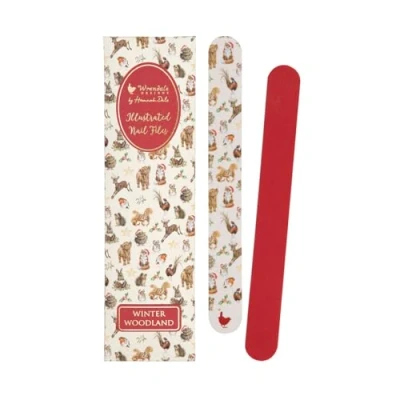 Image of Wrendale Designs Season&#039;s Tweetings&#039; Robin Christmas Nail File