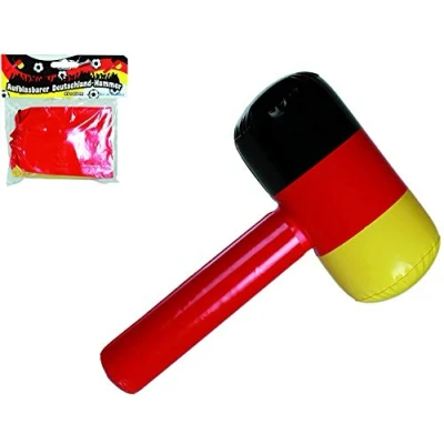 Image of Toyland® German Flag Inflatable Hammer Fancy Dress World Cup &amp; Euros