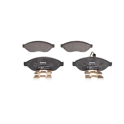 Image of 1612433980, 425356, 425357, 425358, 425462 Brake pad set BOSCH 0 986 494 581 PEUGEOT: Boxer Van, Platform / Chassis