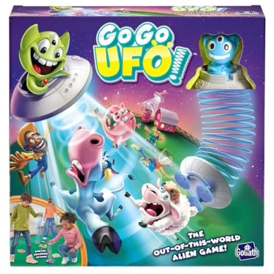 Image of Goliath Go UFO, Gesellschaftsspiele AB 6 Jahren, Familienspiel für 2 BIS Personen, Spiel mit Bewegung, das Die Feinmotorik fördert