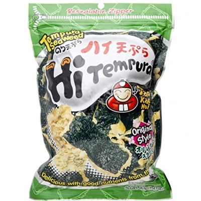 Image of TAO KAE NOI Hi Tempura Seaweed Original 40g Re Sealable Pack