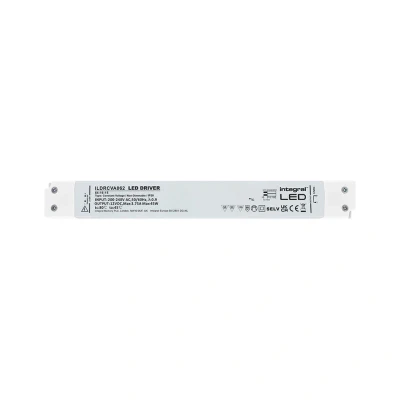 Image of LED Driver Long &amp; Slim Non Dimmable 12V DC IP20 45W Integral
