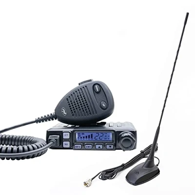 Image of PNI Radio CB Escort HP 7120 ASQ, RF Gain, 4W, 12V and Extra 48 antenna with magnet included, 45cm, SWR 1.0, AM/FM works only in EU band