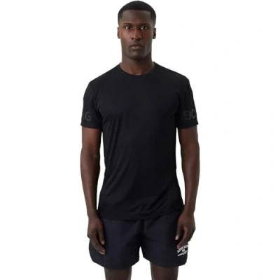 Image of Björn Borg Light Print Tshirt, Men&#039;s, Size: Large, Black beauty