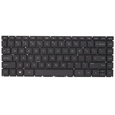 Image of ciciglow Laptop Keyboard for HP,Replacement Keys Easy Replaceable 5 Million Keystrokes 84 Key Computer Supplies HP W125 Q186