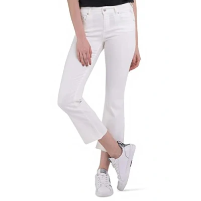 Image of Replay women&#039;s flared jeans Faaby Flare Crop comfort fit with power stretch, White (Natural 100), W33