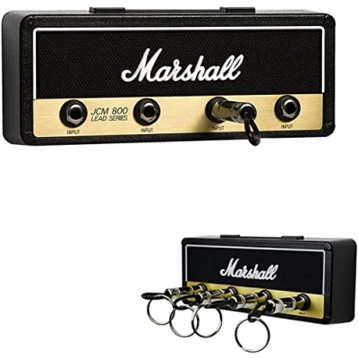 Image of Key Holder,Wall Mounting Guitar Amp Hooks for Musician Lovers, JCM800 Keychain Including 4 Pieces Ring.