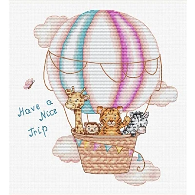 Image of Have a Nice Trip Cross Stitch Kit Luca S
