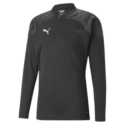 Image of Puma Mens Training Quarter Zip Top Black XS