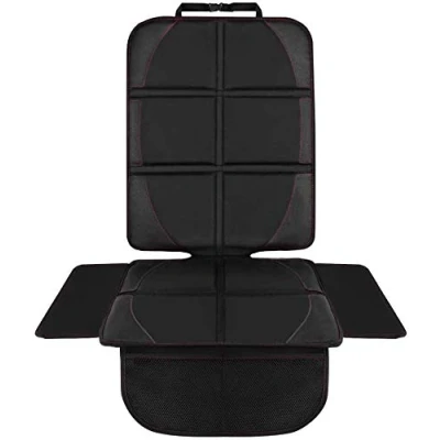 Image of HONZUEN Thickened Car Seat Protector for Child Seats, Universal Cover, Compatible with ISOFIX, Non Slip Easy Cleaning Pad Side Protection