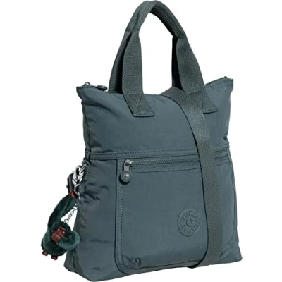Image of Kipling Eleva Large Handbag, Light Aloe Tonal, 12.25&quot;L X 13&quot;H 4.75&quot;D