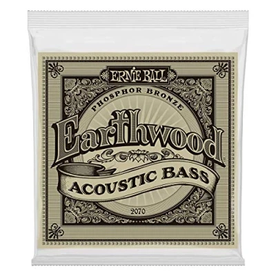 Image of Ernie Ball P02070 Earthwood Phosphor Bronze Acoustic Bass Strings 45 95 Gauge, Original Version