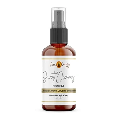 Image of Aroma Energy Sweet Dreams Room Spray 100ml Natural Essential Oil Fragrance Mist Lavender, Camomile, Clary Sage, Mandarin