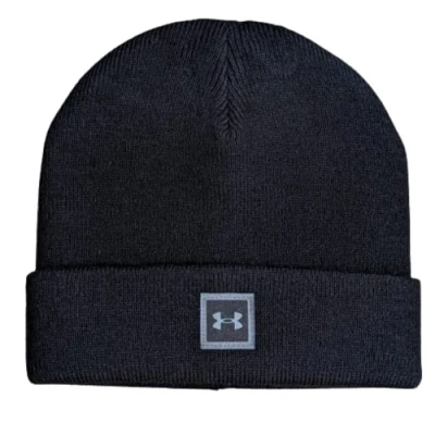 Image of Under Armour Boys&#039; UA Halftime Cuff Beanie, Black, One Size