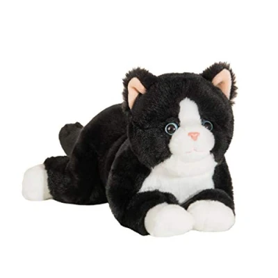 Image of Teddy Hermann 91835 Dangling Cat Black 11,8&quot;/30 cm, Soft Toy, Plush Toy
