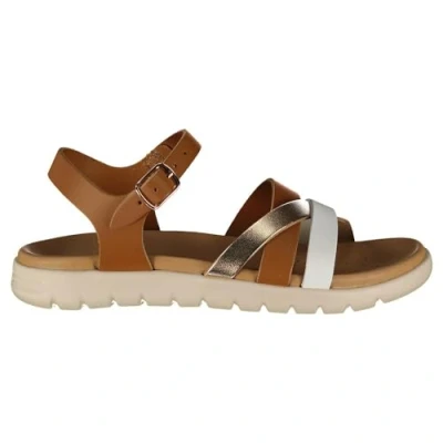Image of Geox J Soleima Gir Sandal, Brandy Copper, 11 UK Child