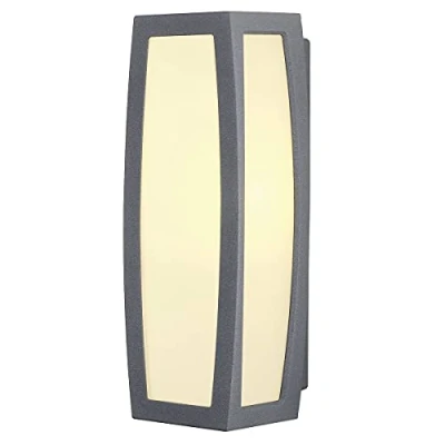 Image of SLV 230085 MERIDIAN BOX wall light, Anthrazit, E27, max. 20W, with Sensor, Aluminium,