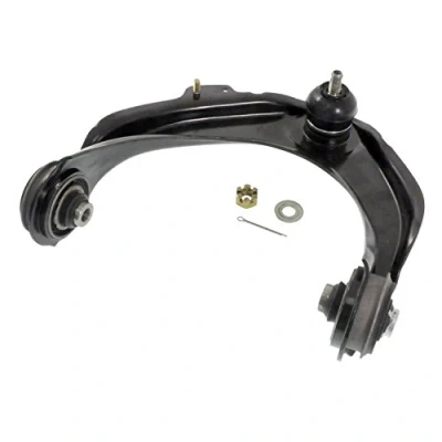 Image of 51460S2X003, 51460S84A01 Suspension Arm BLUE PRINT ADH28651 with rubber mount, ball joint Front Axle Left, Upper Control Steel