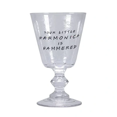 Image of Half Moon Bay Friends Wine Glass, NC, Unica, (GLWFDS01)