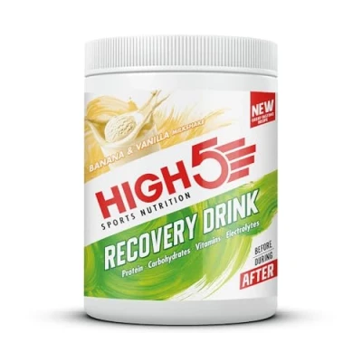 Image of HIGH5 Recovery Drink Whey Protein Isolate Promotes (Chocolate Milkshake, 450g)