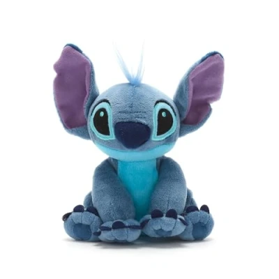 Image of Disney Store Official Stitch Mini Bean Bag, Lilo &amp; Stitch, 16cm/6.2, Kids Cuddly Alien Toy Plush Character Figure, Suitable for Ages 0+