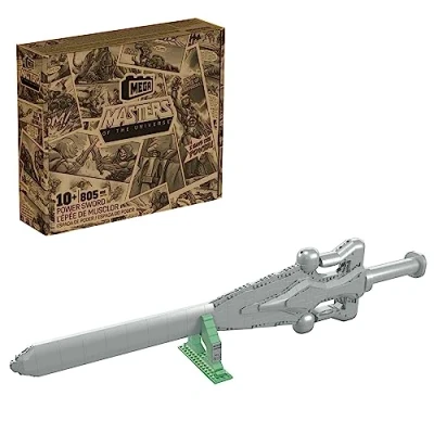Image of MEGA Masters of the Universe Toys Building Set for Adults, Power Sword Collectors Item with 805 Pieces and Accessories, Gift Ideas, HMY95