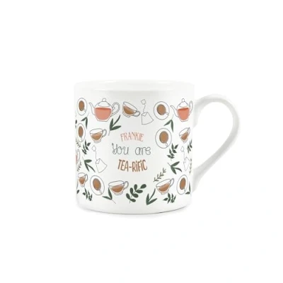 Image of Custom Tea rific Mug Personalised Lovers Bone China Gift Tea/Coffee Hot Drinks Cup Present