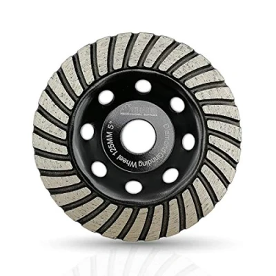 Image of SHDIATOOL Diamond Grinding Cup Wheel 125mm Turbo Row for Marble Concrete Masonry Granite