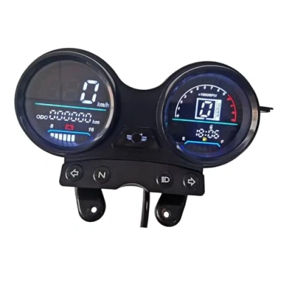 Image of Gauge Odometer DC 12V Motorcycle Digital Speedometer for Yam&amp;aha Ybr 125 Instrument Fuel Oil