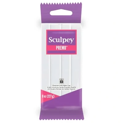 Image of Polyform Premo Sculpey Polymer Clay 8 oz White