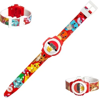 Image of HOVUK Boys Digital Wrist Watch for Birthday Child with Flexible Bands Party Favor Cartoon Christmas Holiday 3+Years Size 29cm