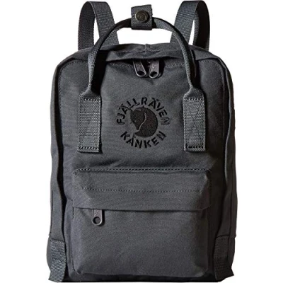 Image of Fjällräven Re Kanken Unisex Outdoor Rucksack available in Slate 13 x 20 29 cm