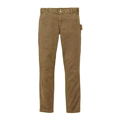 Image of Carhartt Women&#039;s Slim Fit Crawford Pant Work Utility, Yukon, W12/Reg