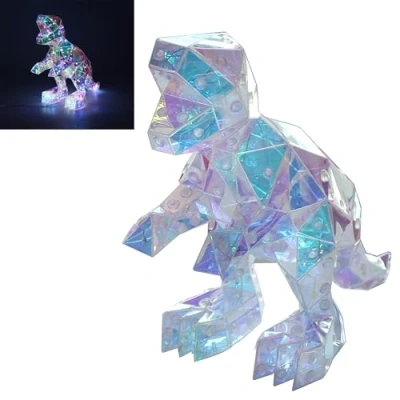 Image of Lesser &amp; Pavey Starlightz LED Fun Colour Changing Night Light with USB Wire Interactive Dinosaur