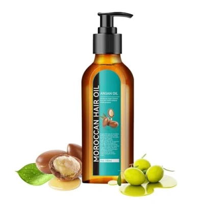 Image of YJLYQF Moroccan Argan Hair Oil,Moroccan Treatment, Long lasting Nourishing Weightless Oil for Damaged Hair, Dry &amp; Skin, Face, Body, Scalp(3.52FL. OZ)