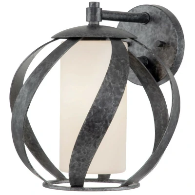 Image of Quoizel Blacksmith Wall Lamp Old Black, IP44