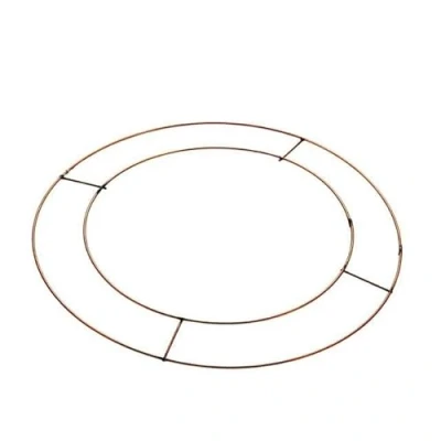 Image of Pack of 1 10&quot;/25cm Flat Metal Florist Wreath Frames/Rings