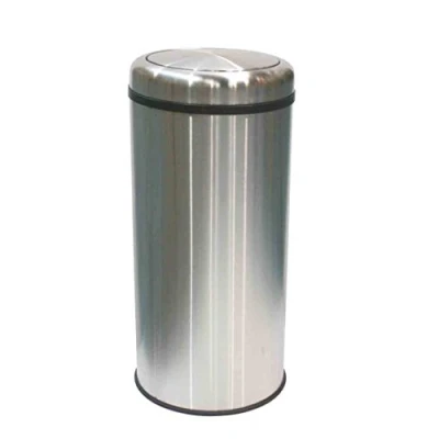 Image of 50 Litre Swing it, Rubbish, Waste Container Bin Stainless Steel by Chabrias Ltd