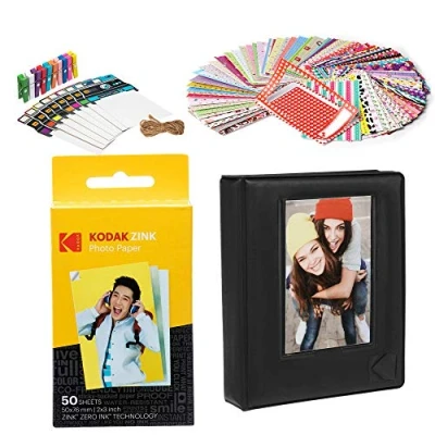 Image of Kodak 2x3ʺ Premium Zink Paper Starter Kit with Photo Album