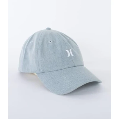 Image of Hurley Woman Cap Mom Iconic Coastal Blue