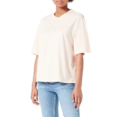 Image of MUSTANG Women&#039;s Alexia C Print T Shirt, Ash Rose 8185, XL