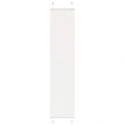 Image of vidaXL Pleated Window Blinds White 40x200 cm Versatile Polyester Modern Style