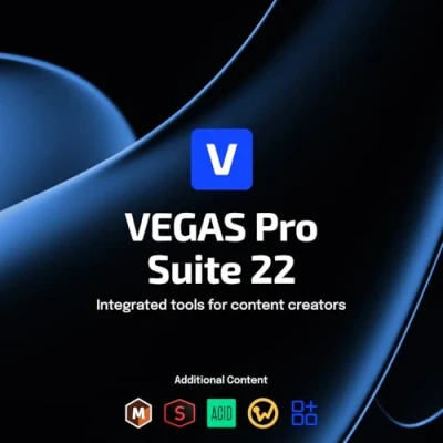 Image of VEGAS Pro suite 22 All in one for video, audio and post production video editing software cutting editor Windows 10/11 PC 1 license
