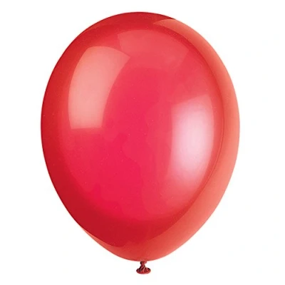 Image of Unique Party 56840 12&quot; Latex Scarlet Red Balloons, Pack of 50